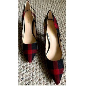 Nine West Plaid Pumps 9M